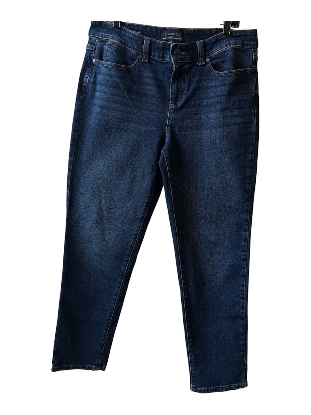10 Talbots Simply Flattering Boyfriend Dark Blue Women's Jeans